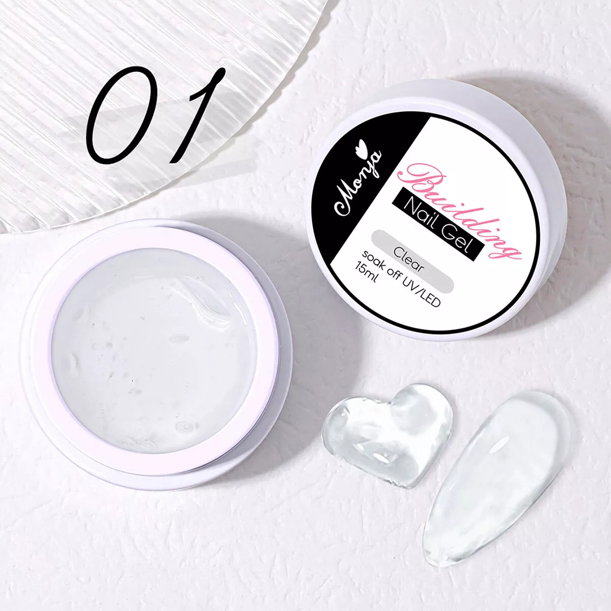 1/2x Nail Quick Building Gel Nails Extension Tip UV LED Manicure Art Builder Gel - Image 3