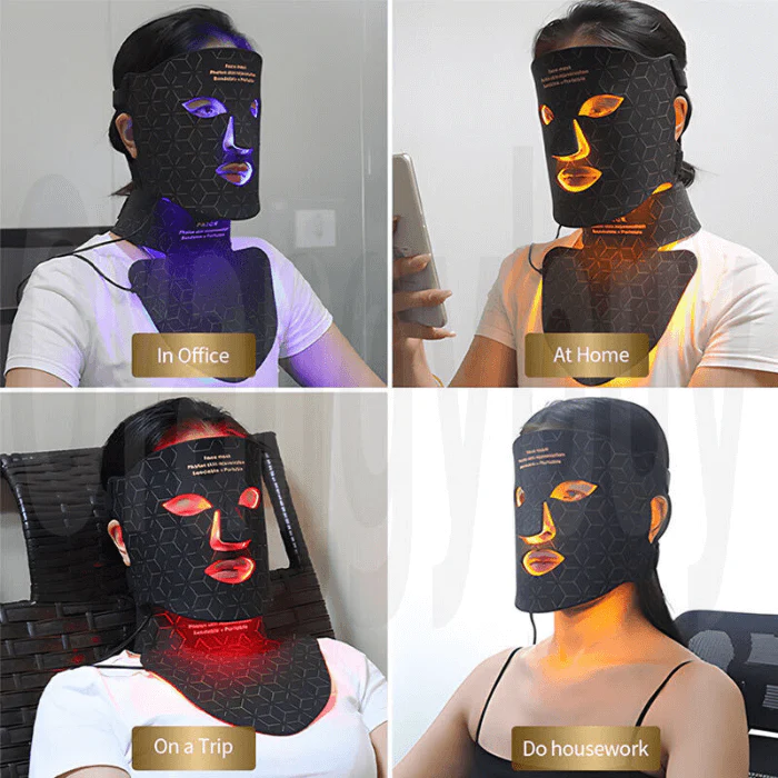 240-Light Infrared LED Mask for Face or Neck Advanced Skin Care - Image 5