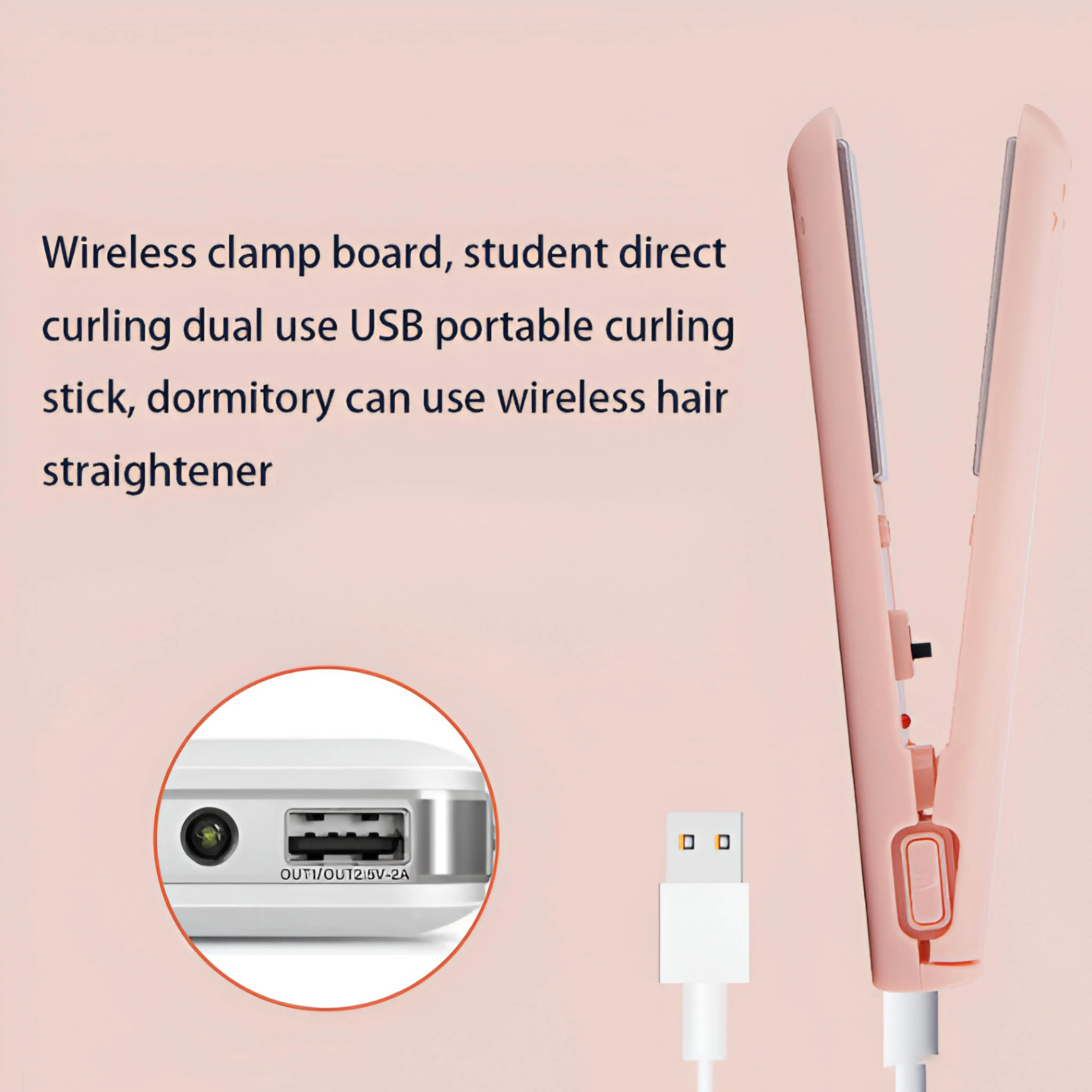 2-in-1 Mini Dual-Purpose Hair Curler - Image 5