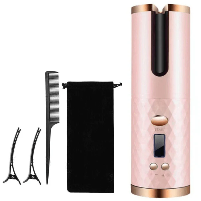 Wireless LCD Ceramic Auto Rotating Hair Curler - Image 7