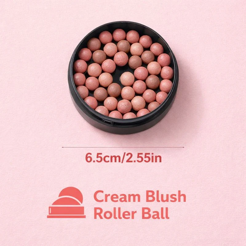 Cream Blush Mature Skin Lightweight Roller Ball Blush - Image 3