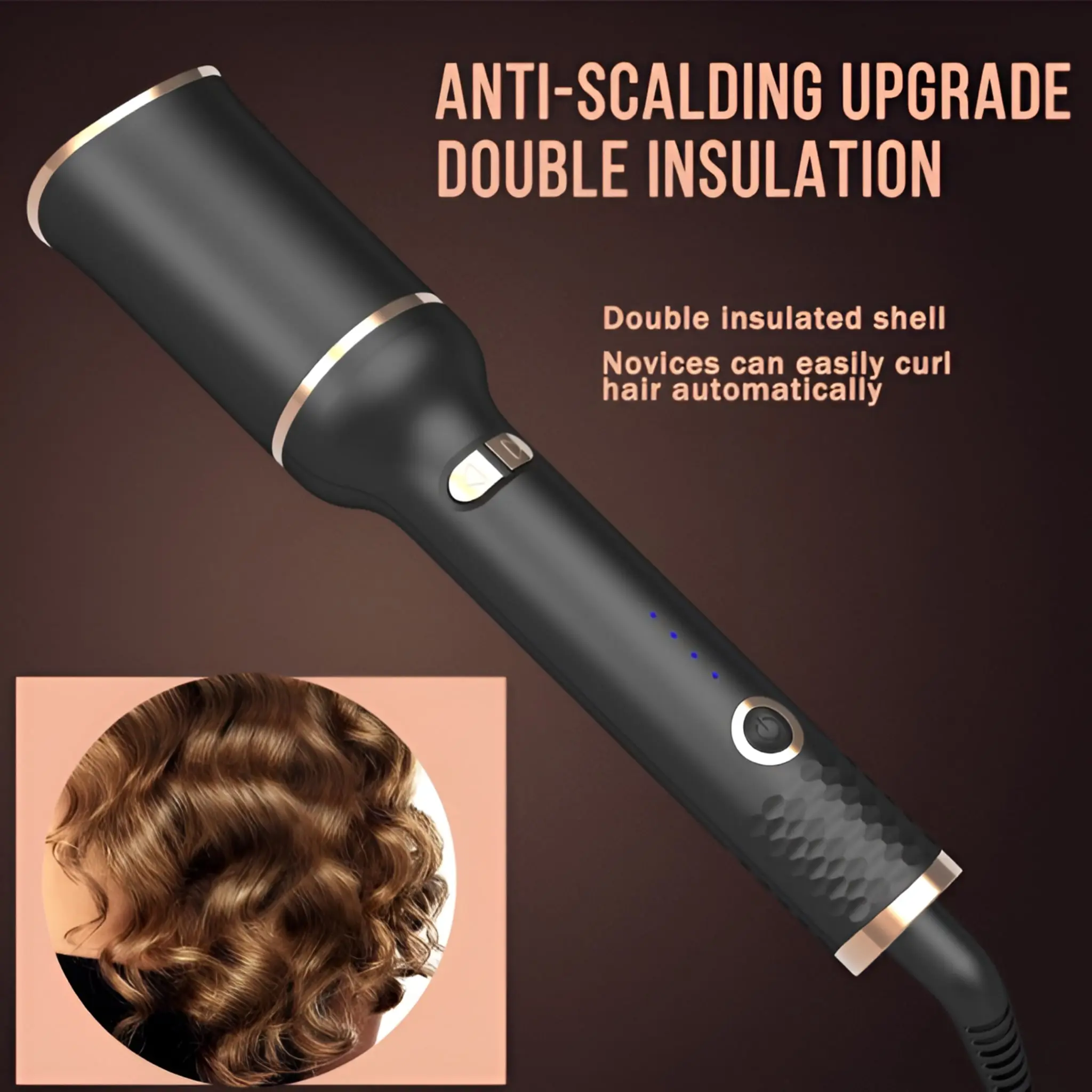Auto Rotating Electric Hair Curler with Ceramic Technology - Image 9