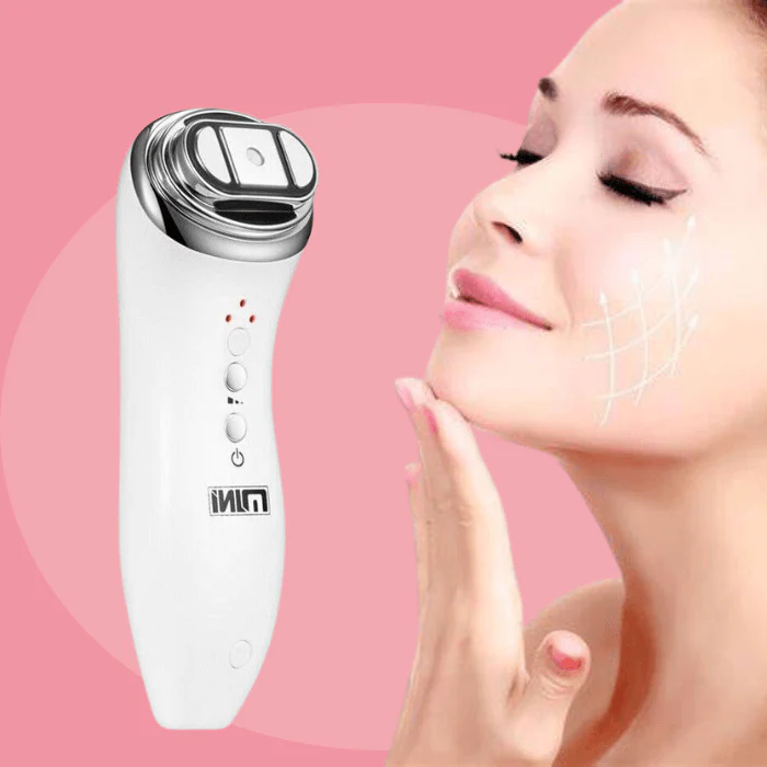 Microcurrent RF Hifu Anti Wrinkles Face Lifting Skin Tightening Device