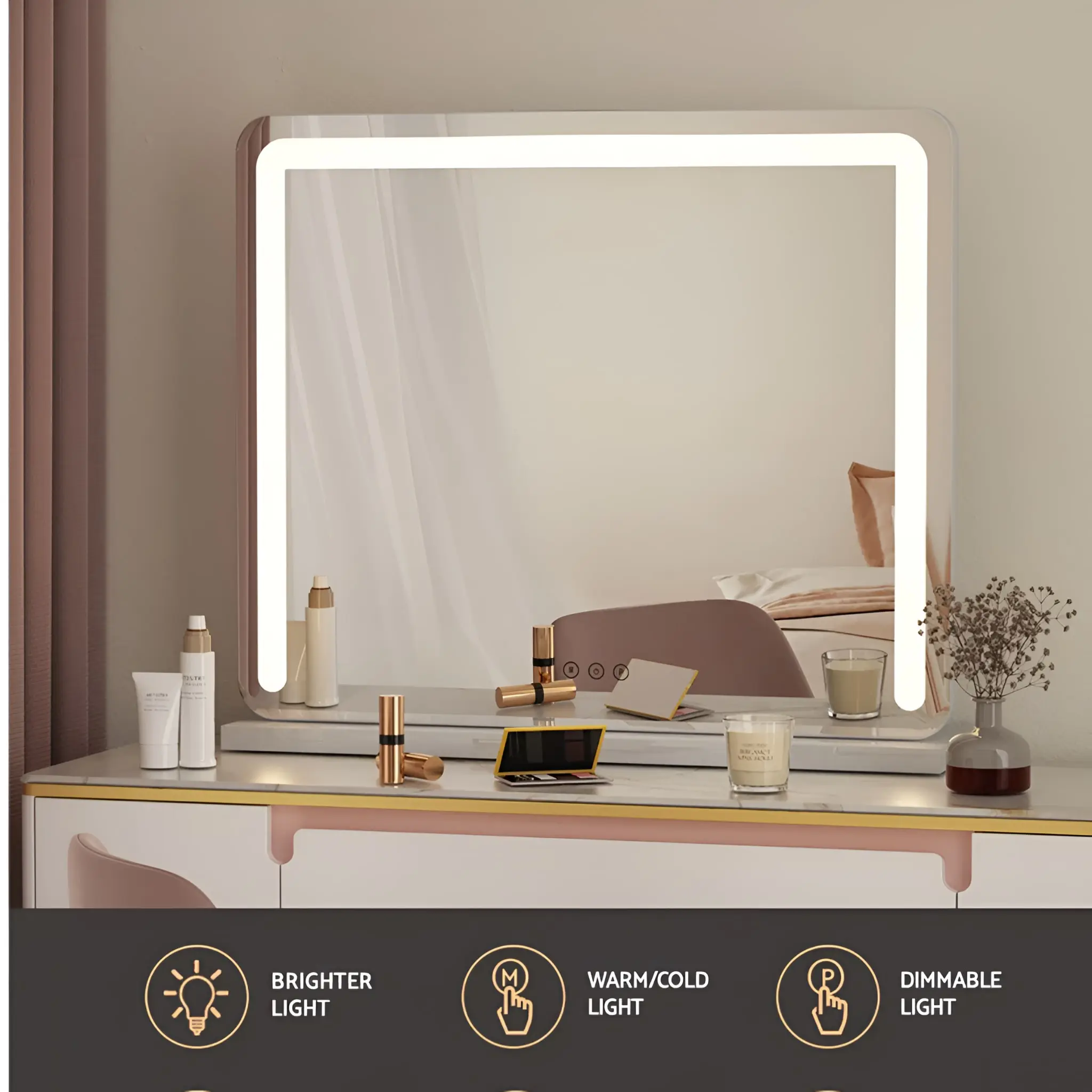 LuxeGlow Hollywood Vanity Mirror - Image 4