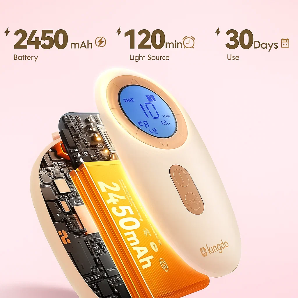 Kingdo Red Light Therapy Face Mask for Skin Rejuvenation and Wrinkle Reduction - Image 5