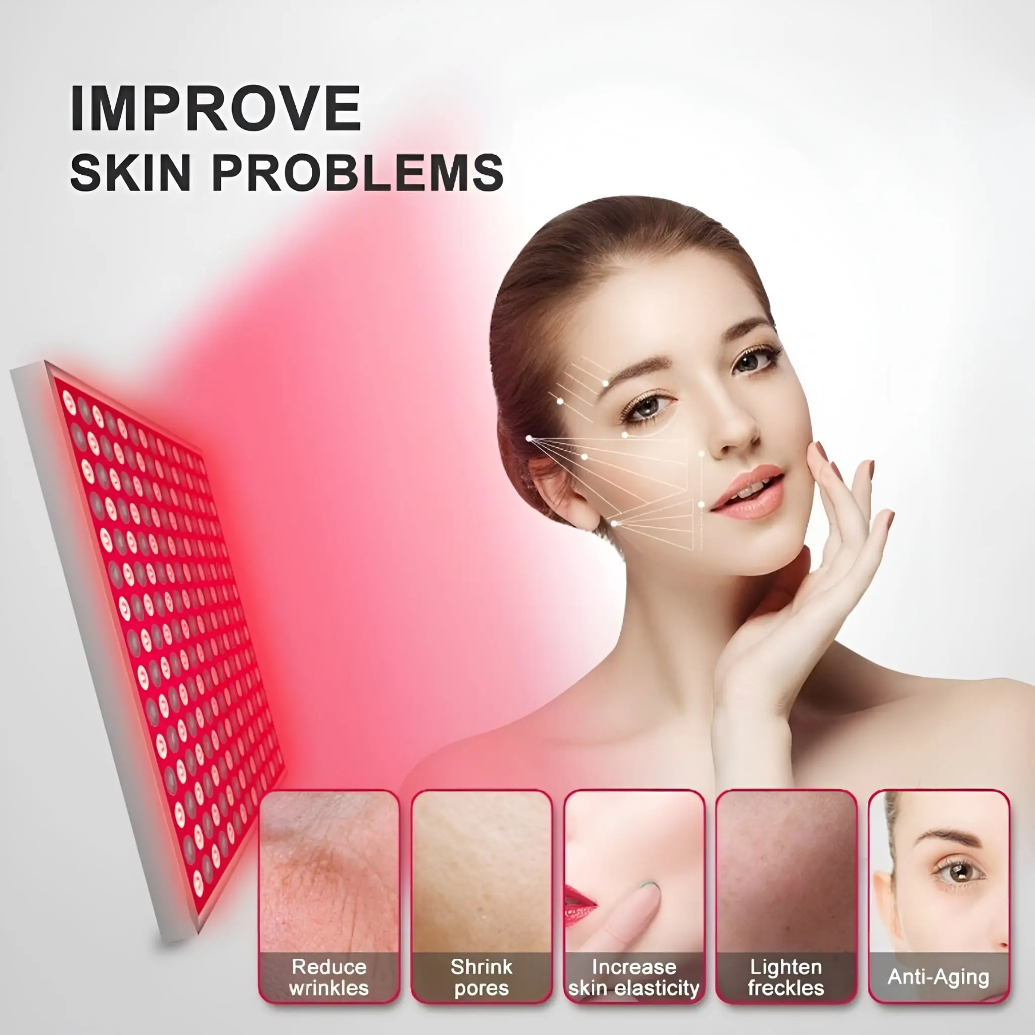 Ultimate Anti-Aging Infared LED Therapy Panel - Image 5