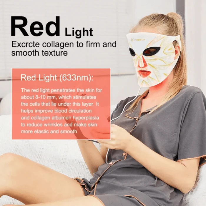 Lamorevia Silicon LED Phototherapy Beauty Face Mask - Image 2