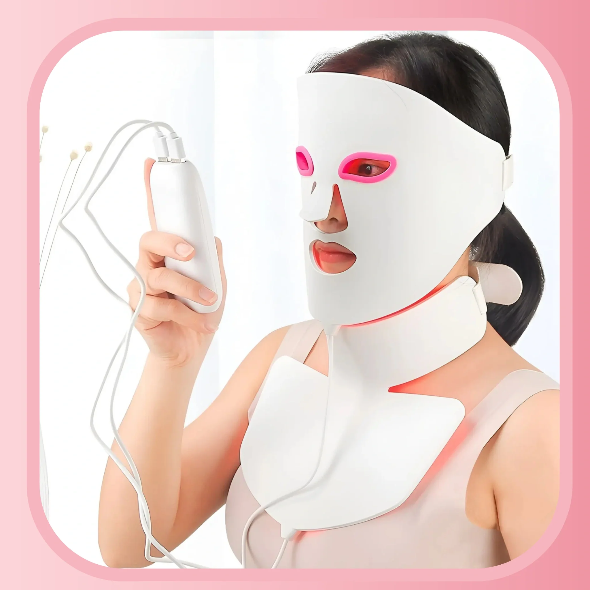 7 Colours Red Light Therapy Beauty Mask