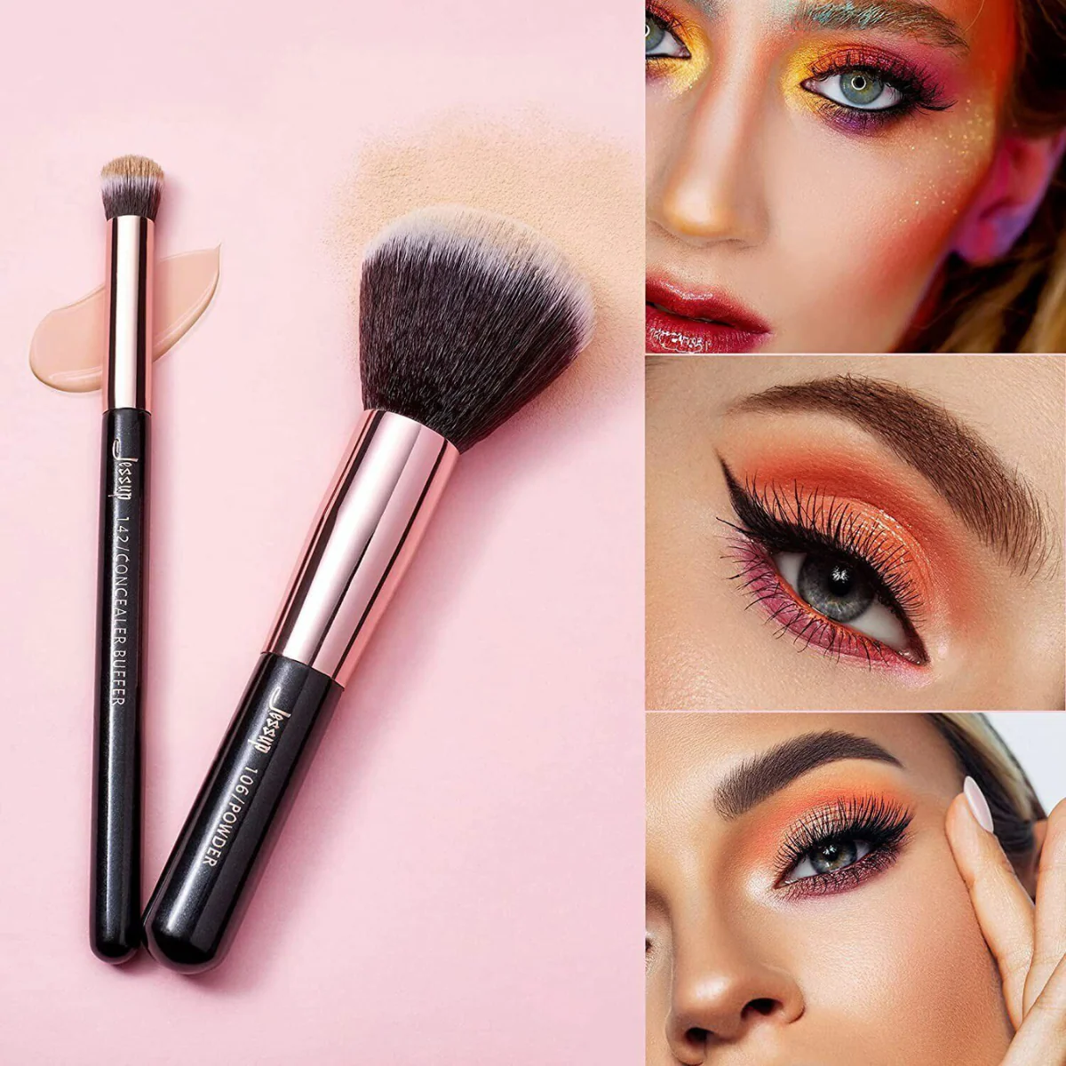 Jessup Makeup Brush Set Power Blending Beauty - Image 3