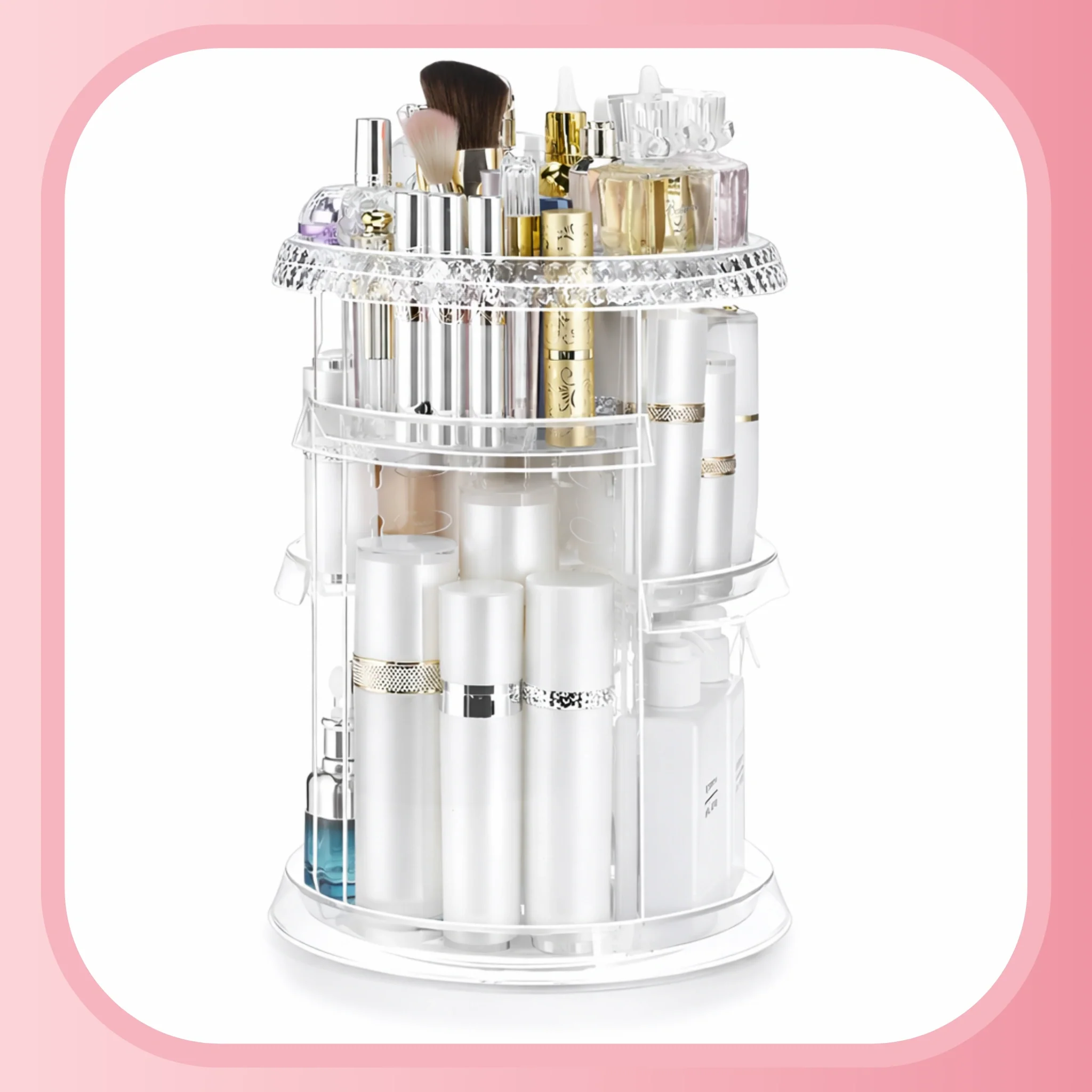 360° Rotating Makeup Organiser
