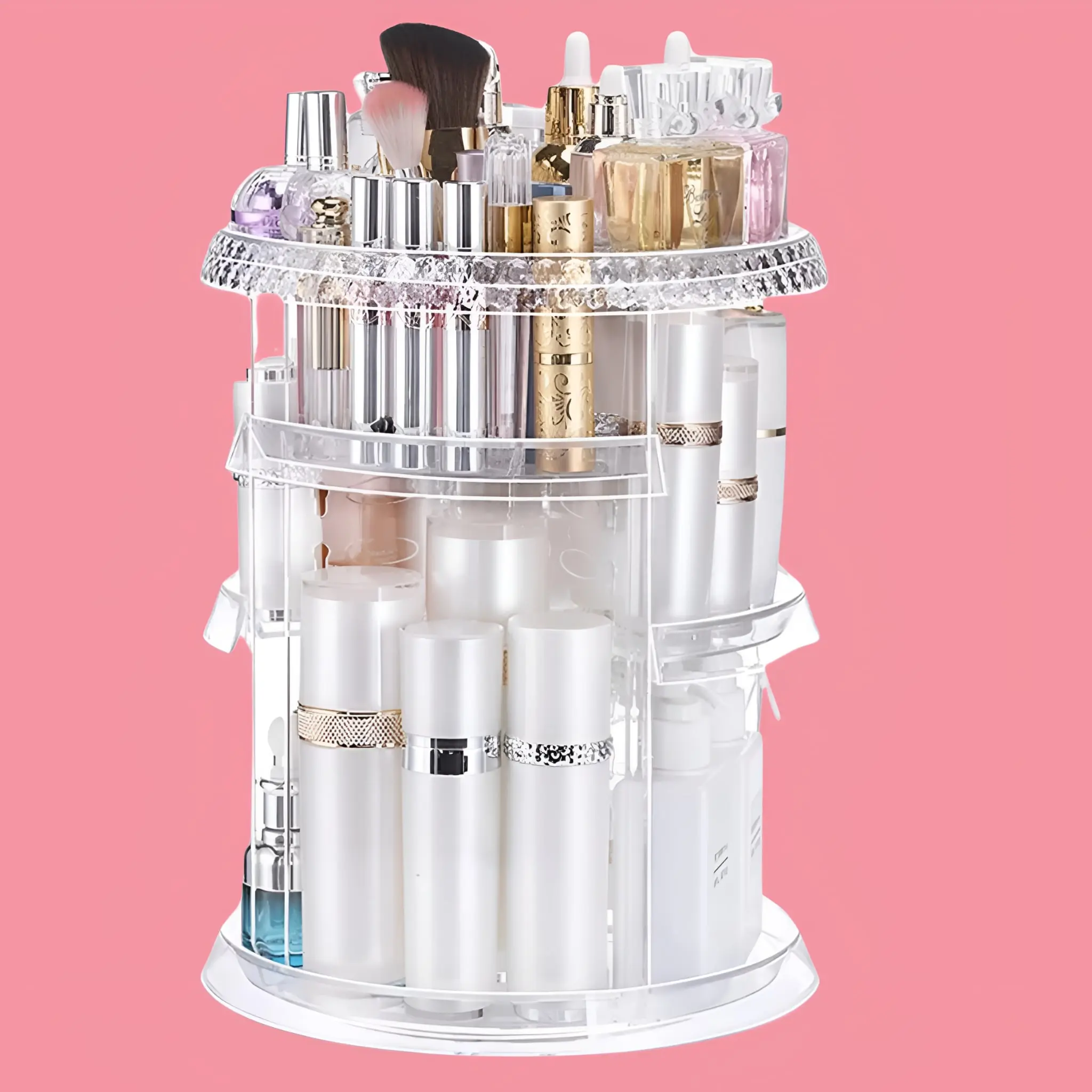 360° Rotating Makeup Organiser - Image 2