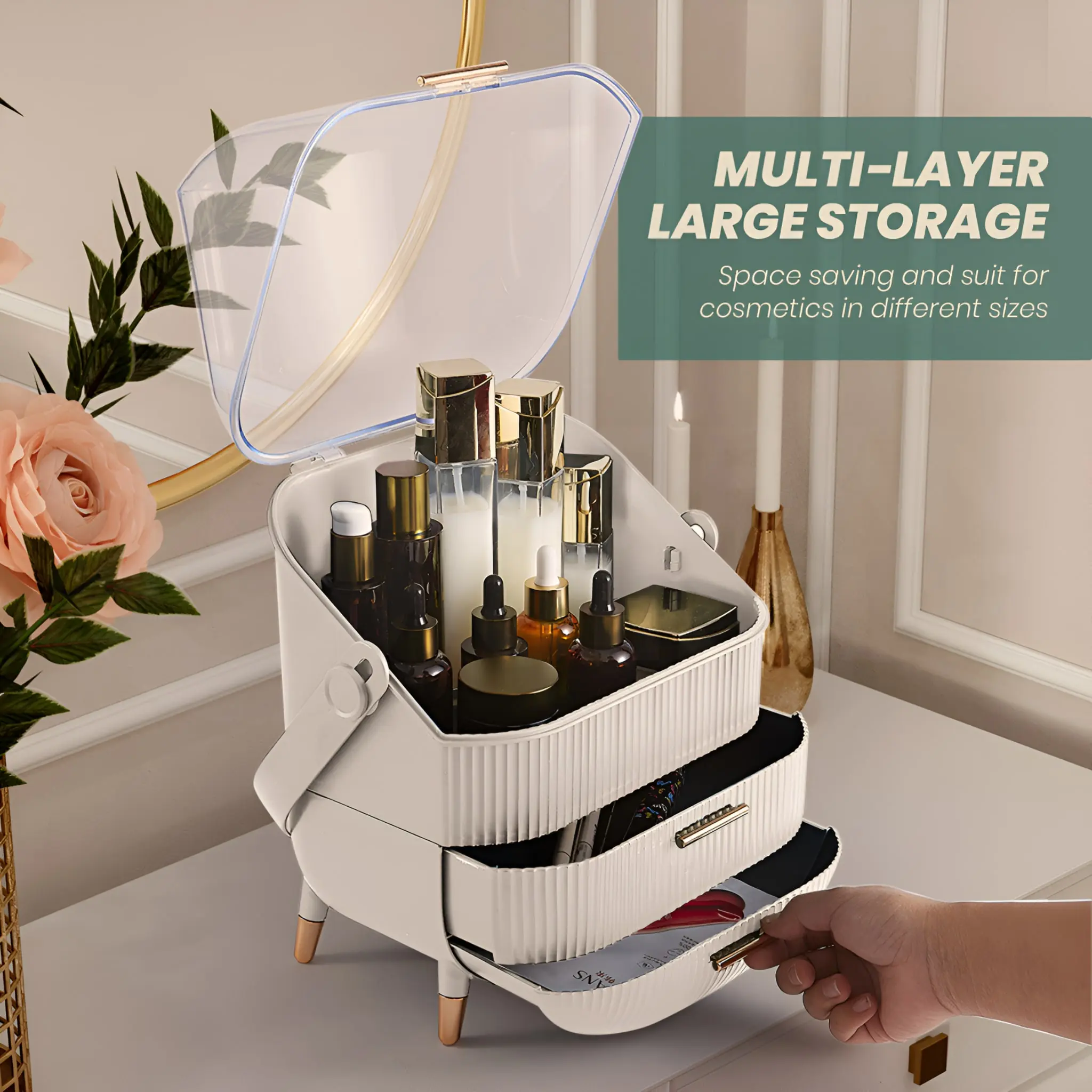 Furb Makeup Box Portable Organiser - Image 4