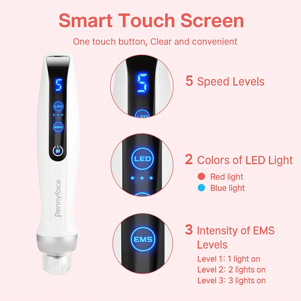 Microneedling Pen for Collagen Boost and Skincare Absorption - Image 4