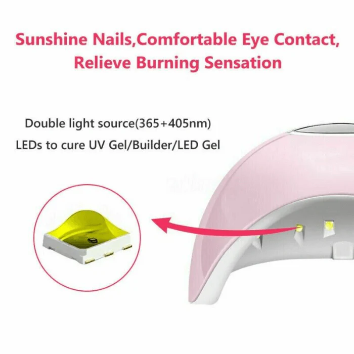UV LED Light Professional Lamp Nail Polish Dryer Art Gel Curing Device - Image 6