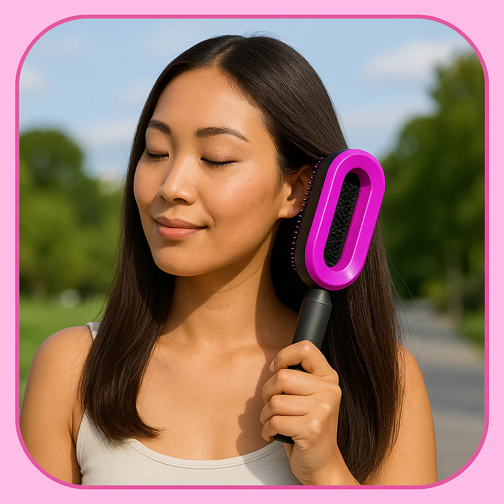RefreshBrush™ Self-Cleaning Hair Tool for Women - Image 5
