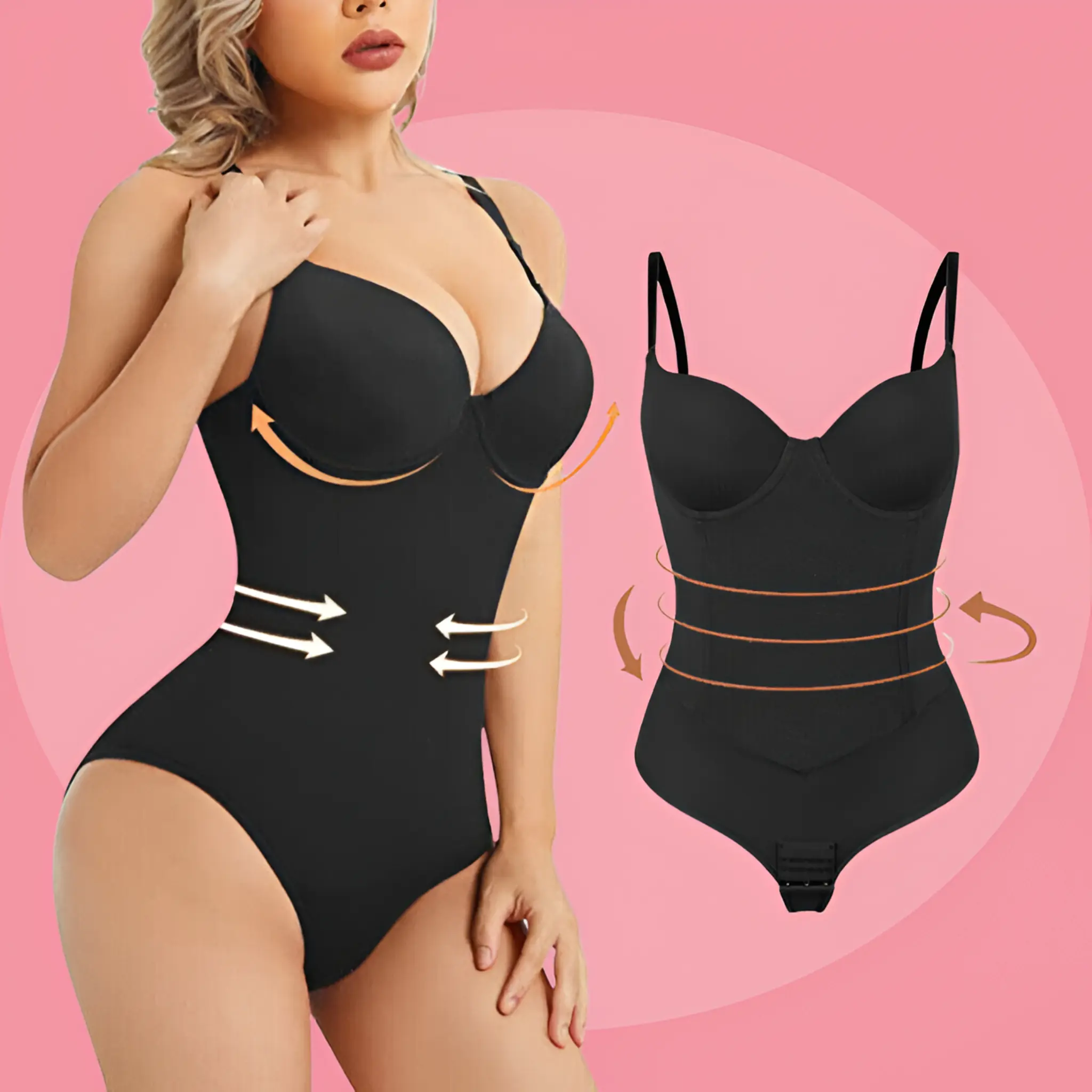 Full Body Slimming Bodysuit Women's Shapewear - Image 2