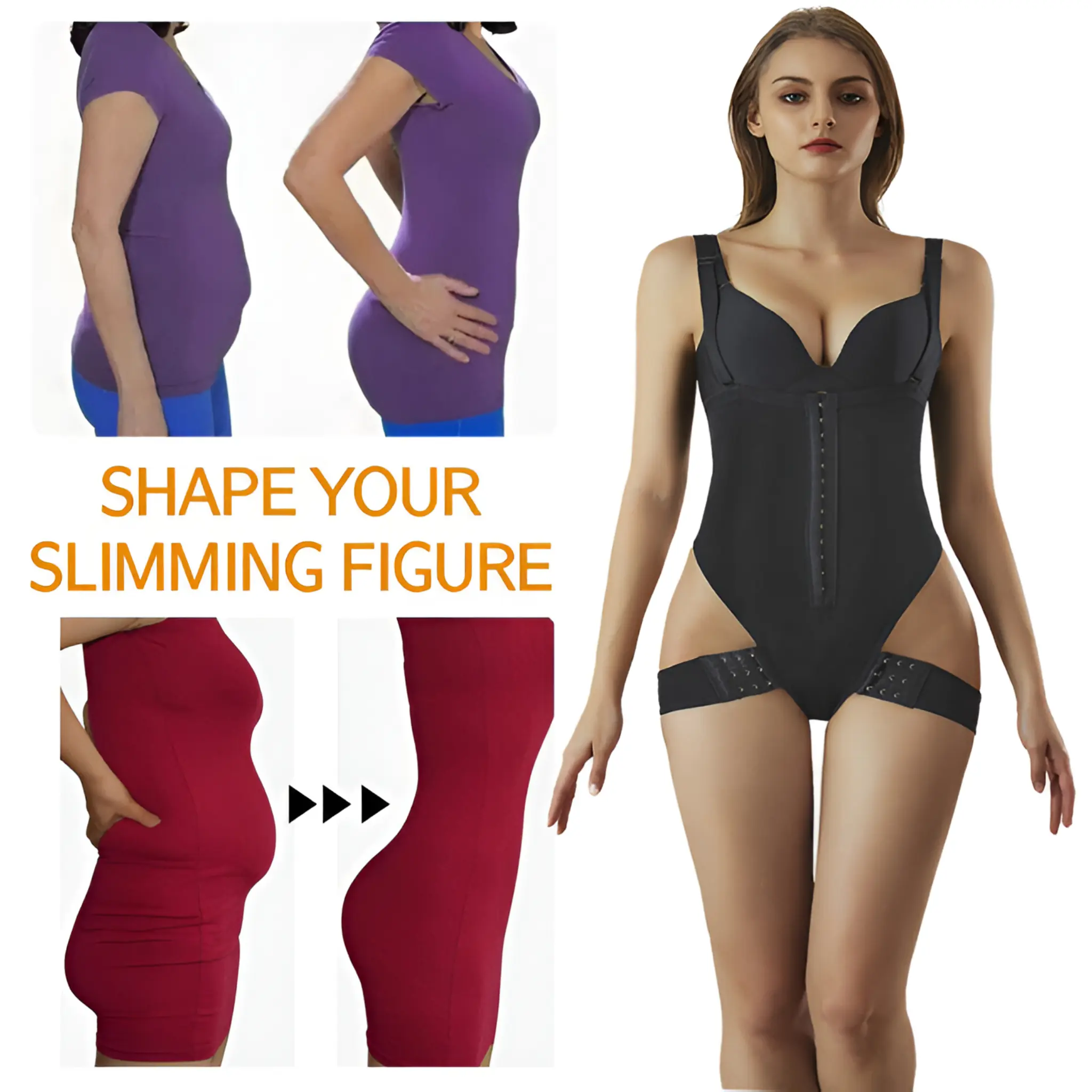 Faja Booty Bodysuit Tummy Control Butt Lift & Waist Trainer - Image 8