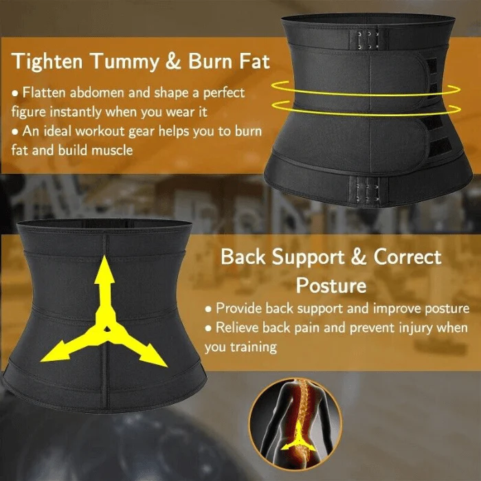 Slimming Belt Women's Sauna Sweat Waist Corset for Weight Loss - Image 11